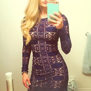 Stunning Blue Lace dress